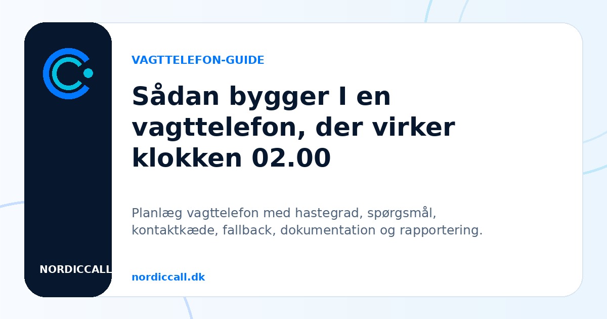 Sådan bygger I en vagttelefon, der virker klokken 02.00